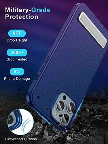 מארז בטוח של Superone Gradient Mag לאייפון 13 Pro Max, [צבעי צבע] [עמדת מתכת מתכווננת והגנה על טיפת
